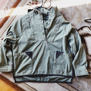 Free People Military Green Pullover